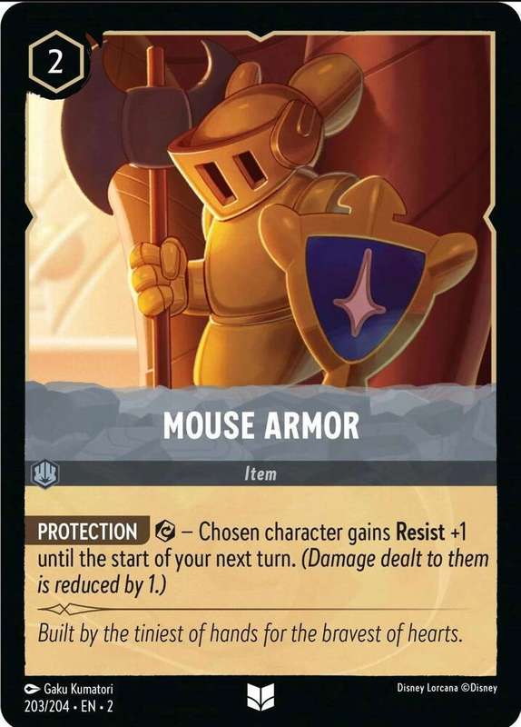 Disney Lorcana Trading Card Game - Mouse Armor - Rise of the Floodborn (2)