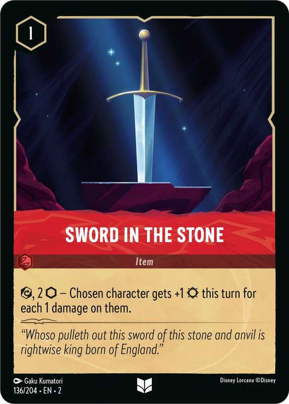 Disney Lorcana Trading Card Game - Sword in the Stone - Rise of the Floodborn (2)