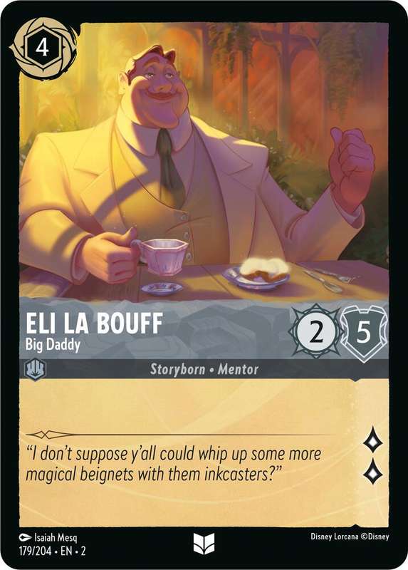 Disney Lorcana Trading Card Game - Eli La Bouff - Big Daddy - Rise of the Floodborn (2)