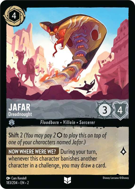 Disney Lorcana Trading Card Game - Jafar - Dreadnought - Rise of the Floodborn (2)