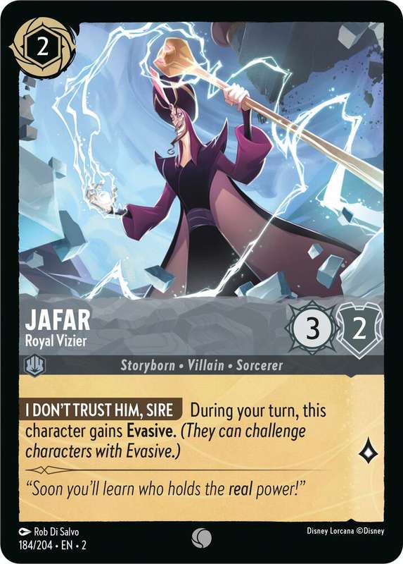 Disney Lorcana Trading Card Game - Jafar - Royal Vizier - Rise of the Floodborn (2)