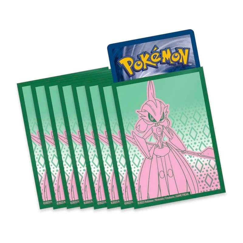 Pokemon Trading Card Game - Paradox Rift Elite Trainer Box Card Sleeves - Iron Valiant (65-Pack)