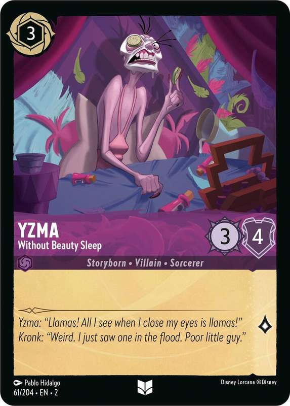 Disney Lorcana Trading Card Game - Yzma - Without Beauty Sleep - Rise of the Floodborn (2)