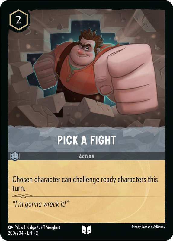 Disney Lorcana Trading Card Game - Pick a Fight - Rise of the Floodborn (2)