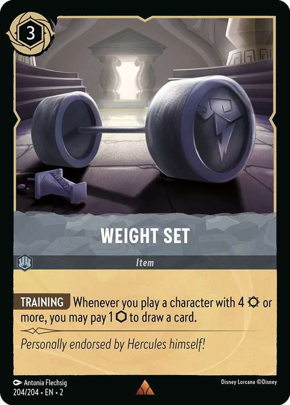 Disney Lorcana Trading Card Game - Rare - Weight Set - Rise of the Floodborn (2)