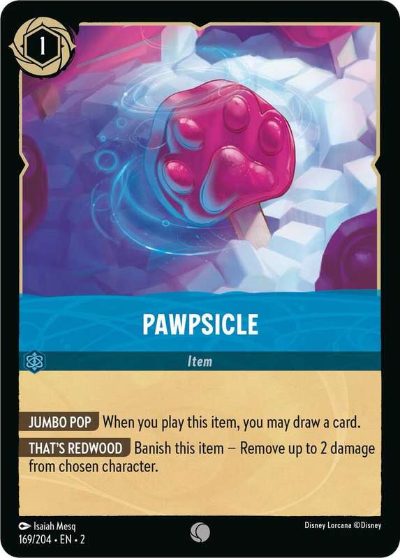 Disney Lorcana Trading Card Game -  Pawpsicle - Rise of the Floodborn (2)