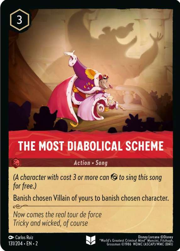 Disney Lorcana Trading Card Game - The Most Diabolical Scheme - Rise of the Floodborn (2)