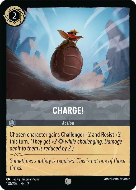 Disney Lorcana Trading Card Game - Charge! - Rise of the Floodborn (2)