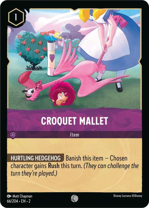 Disney Lorcana Trading Card Game - Croquet Mallet - Rise of the Floodborn (2)