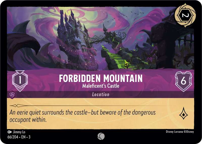 Disney Lorcana Trading Card Game - Forbidden Mountain - Maleficent's Castle - Into the Inklands (3)