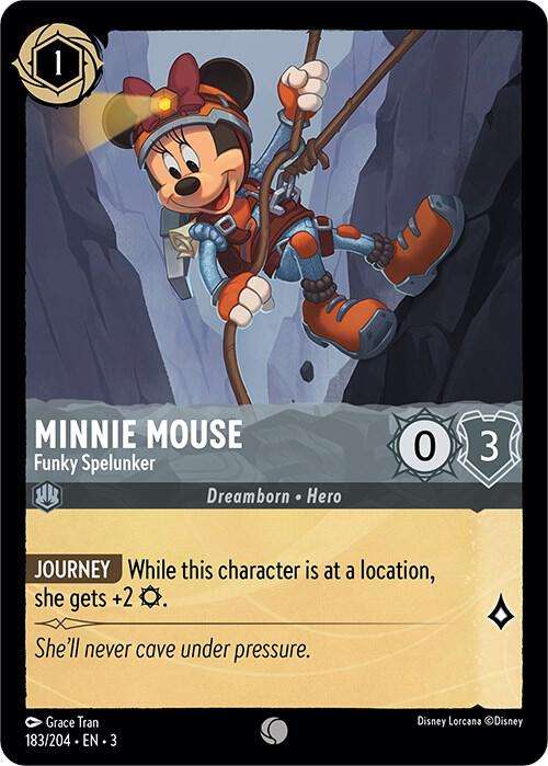 Disney Lorcana Trading Card Game - Minnie Mouse - Funky Spelunker - Into the Inklands (3)