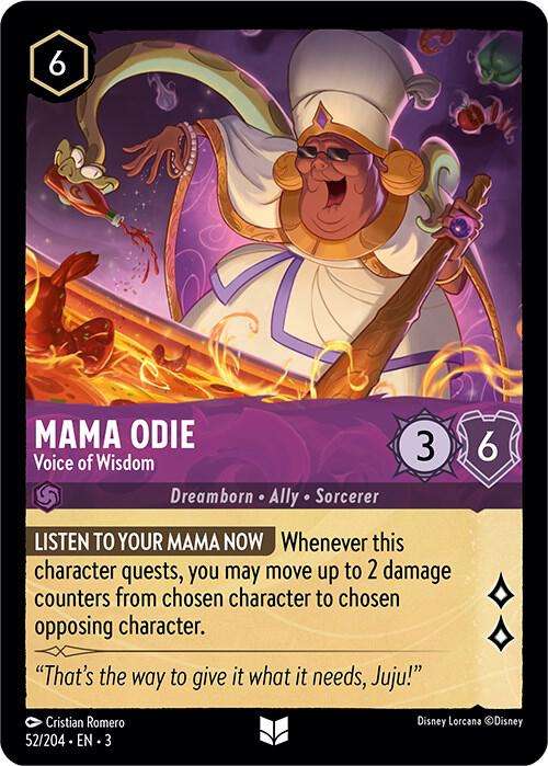 Disney Lorcana Trading Card Game - Mama Odie - Voice of Wisdom - Into the Inklands (3)