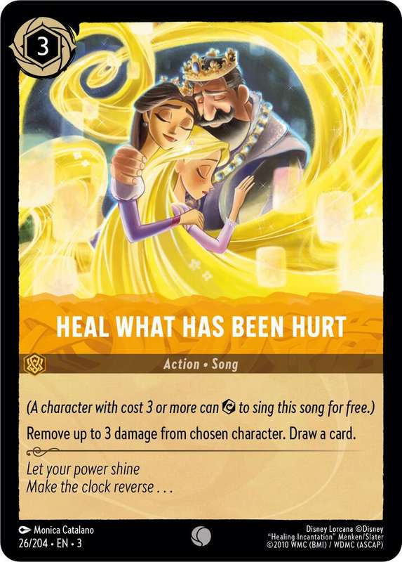 Disney Lorcana Trading Card Game - Heal What Has Been Hurt - Into the Inklands (3)