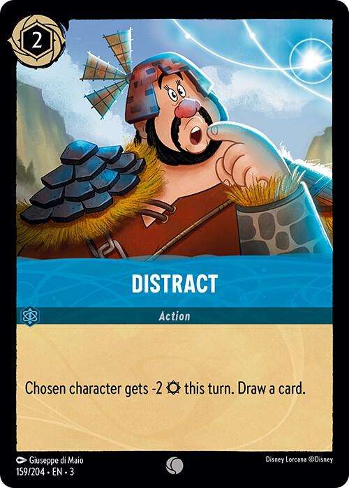 Disney Lorcana Trading Card Game - Distract - Into the Inklands (3)