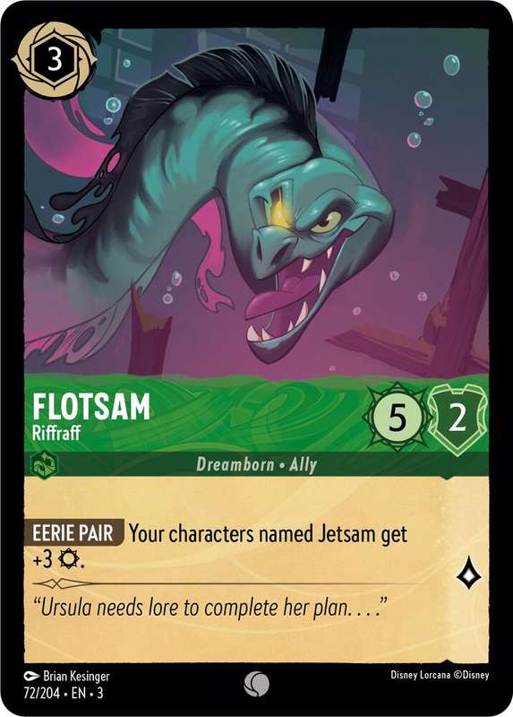Disney Lorcana Trading Card Game - Flotsam - Riffraff - Into the Inklands (3)