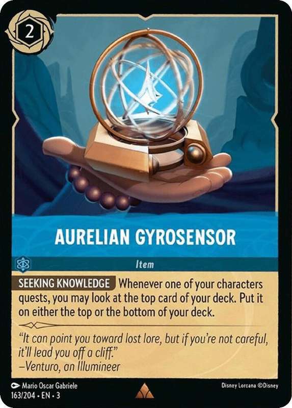 Disney Lorcana Trading Card Game - Rare - Aurelian Gyrosensor - Into the Inklands (3)
