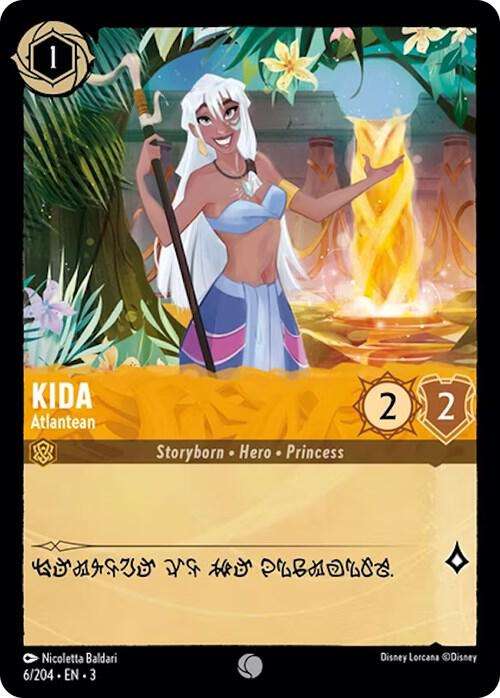 Disney Lorcana Trading Card Game - Kida - Atlantean - Into the Inklands (3)