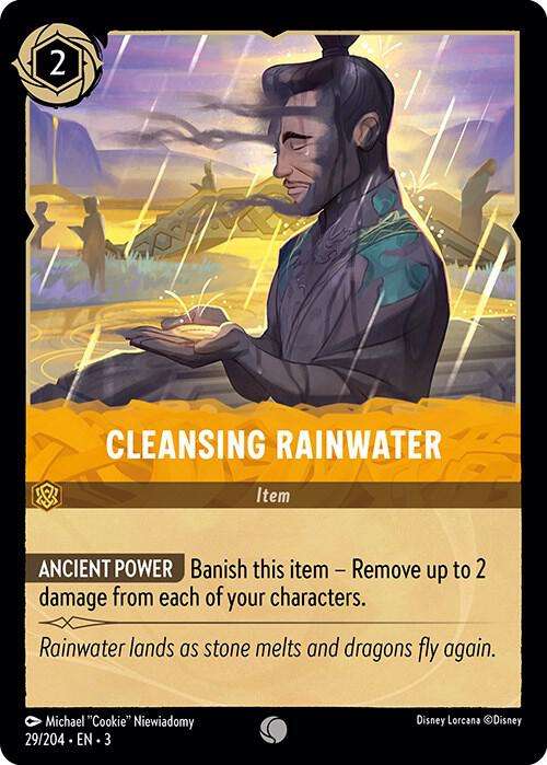 Disney Lorcana Trading Card Game - Cleansing Rainwater - Into the Inklands (3)