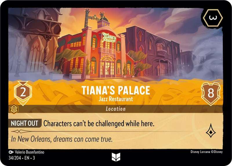 Disney Lorcana Trading Card Game - Tiana's Palace - Jazz Restaurant - Into the Inklands (3)