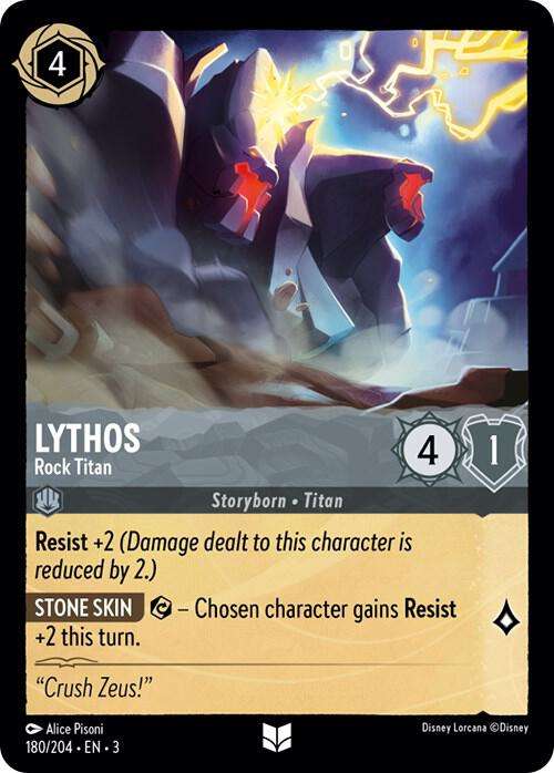 Disney Lorcana Trading Card Game - Lythos - Rock Titan - Into the Inklands (3)