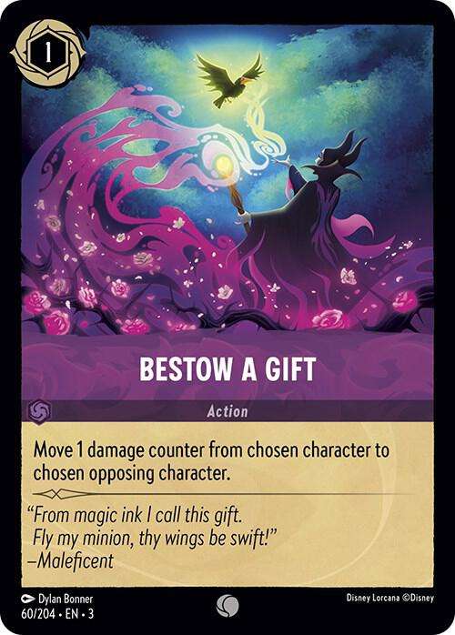 Disney Lorcana Trading Card Game - Bestow a Gift - Into the Inklands (3)