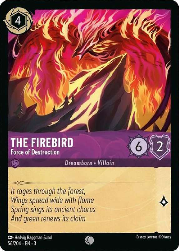Disney Lorcana Trading Card Game - The Firebird - Force of Destruction - Into the Inklands (3)