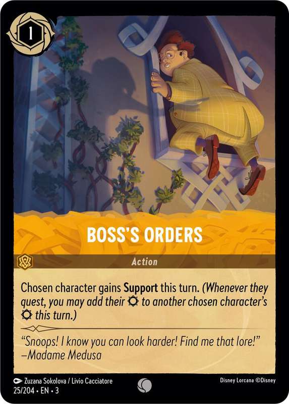 Disney Lorcana Trading Card Game - Boss's Orders - Into the Inklands (3)