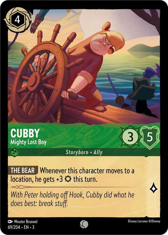 Disney Lorcana Trading Card Game - Cubby - Mighty Lost Boy - Into the Inklands (3)