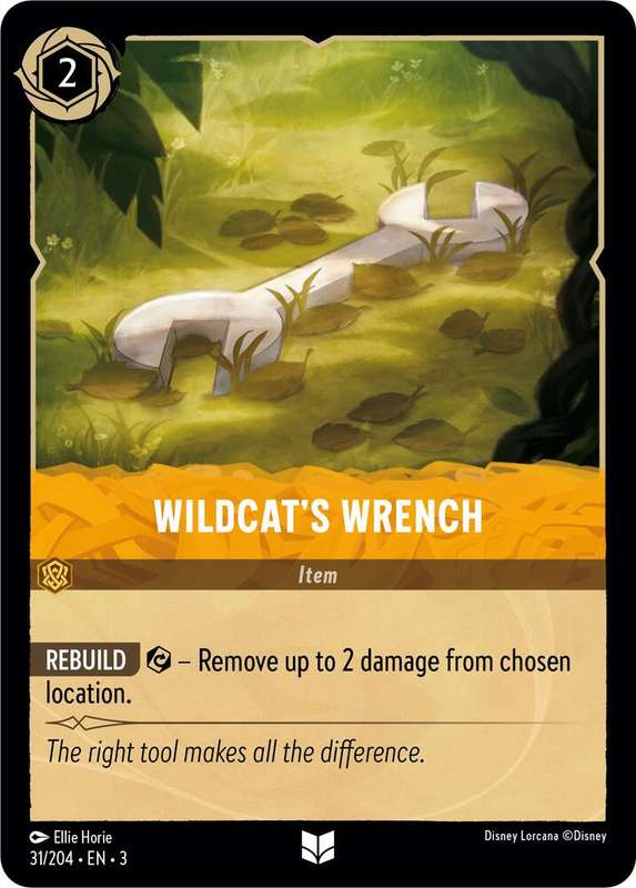 Disney Lorcana Trading Card Game - Wildcat's Wrench - Into the Inklands (3)