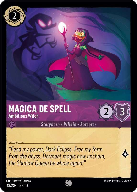 Disney Lorcana Trading Card Game - Magica De Spell - Ambitious Witch - Into the Inklands (3)