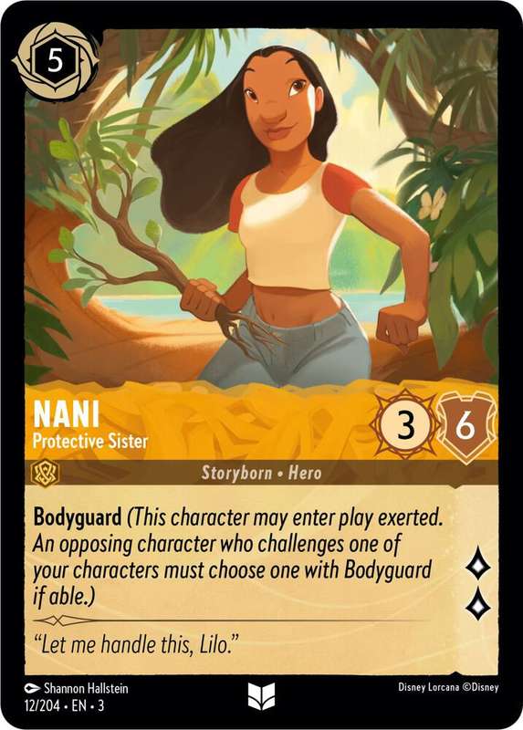 Disney Lorcana Trading Card Game - Nani - Protective Sister - Into the Inklands (3)