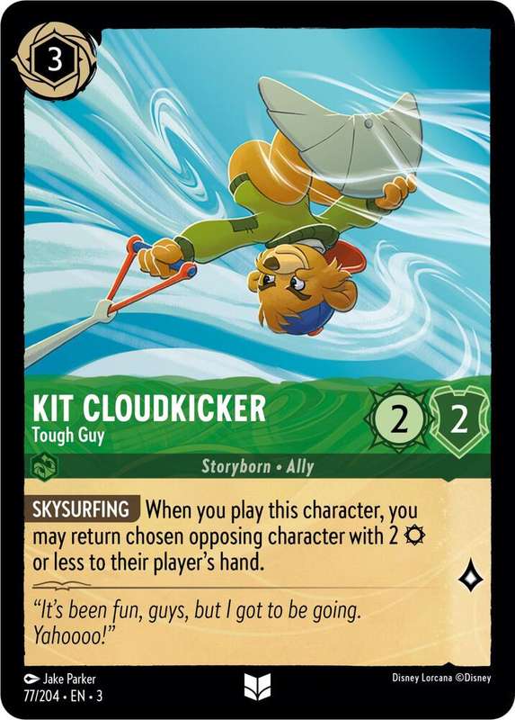 Disney Lorcana Trading Card Game - Kit Cloudkicker - Tough Guy - Into the Inklands (3)