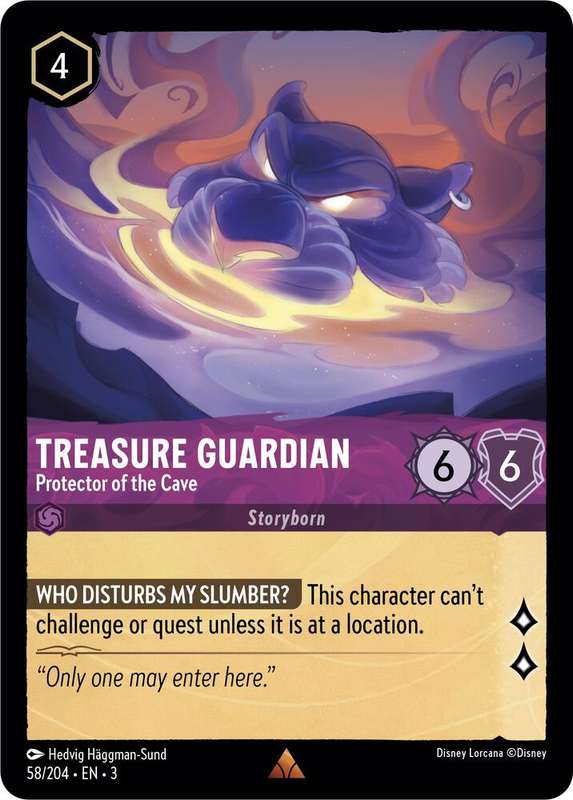 Disney Lorcana Trading Card Game - Treasure Guardian - Protector of the Cave - Into the Inklands (3)