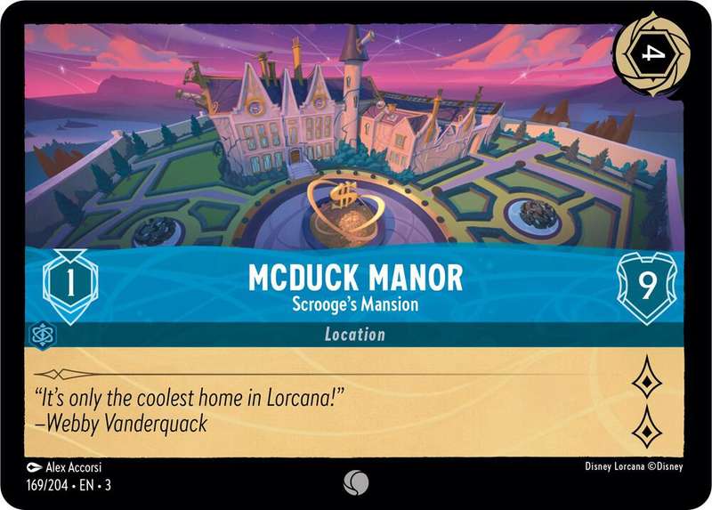 Disney Lorcana Trading Card Game - McDuck Manor - Scrooge's Mansion - Into the Inklands (3)