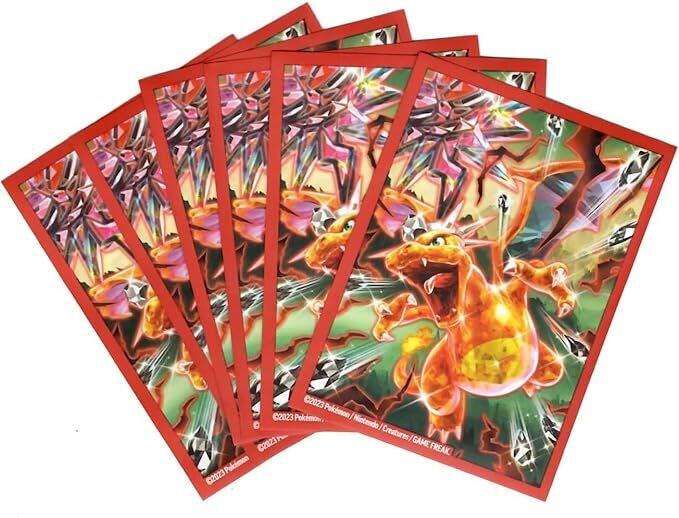 Pokemon Trading Card Game - Charizard ex Premium Collection Card Sleeves (65 Pack)