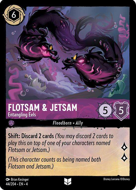 Disney Lorcana Trading Card Game - Flotsam & Jetsam - Entangling Eels - Ursula's Return (4)