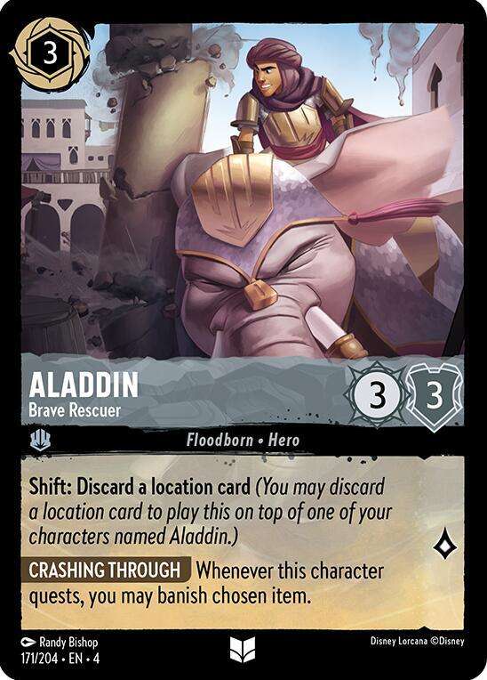 Disney Lorcana Trading Card Game - Aladdin - Brave Rescuer - Ursula's Return (4)