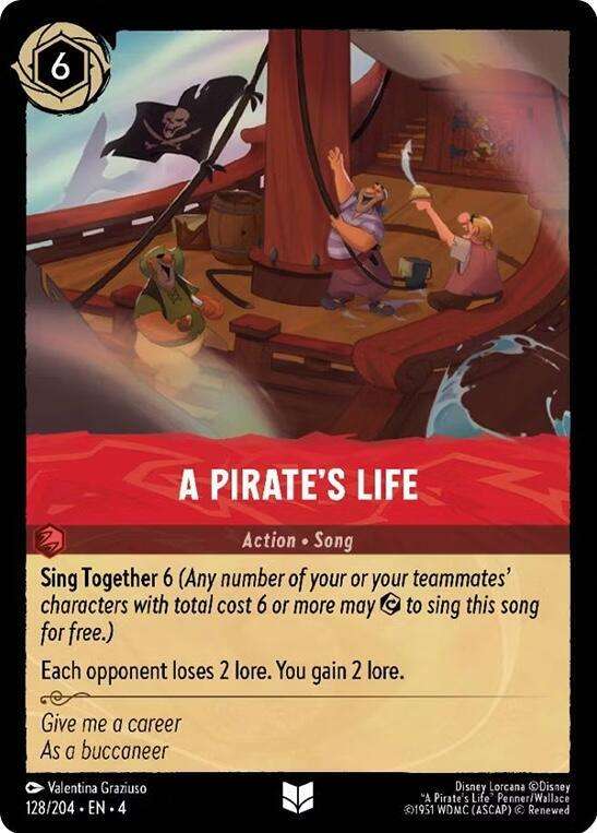 Disney Lorcana Trading Card Game - A Pirate's Life - Ursula's Return (4)