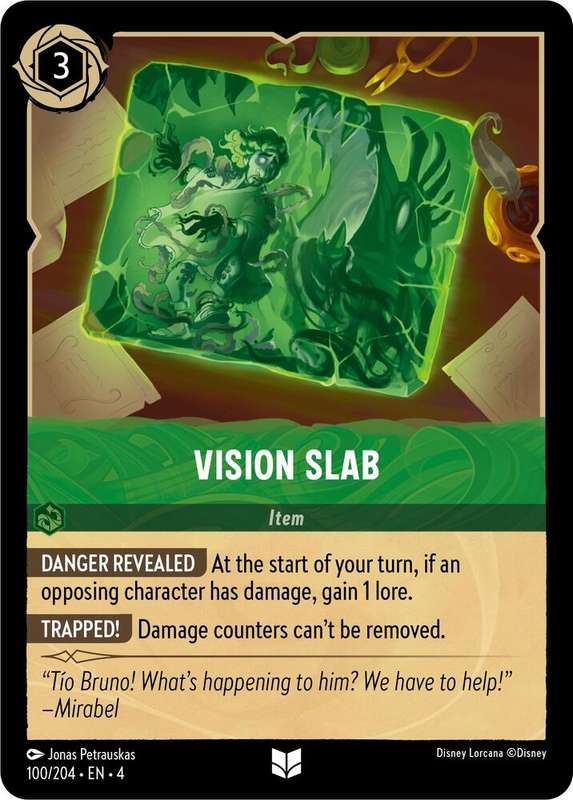 Disney Lorcana Trading Card Game - Vision Slab - Ursula's Return (4)