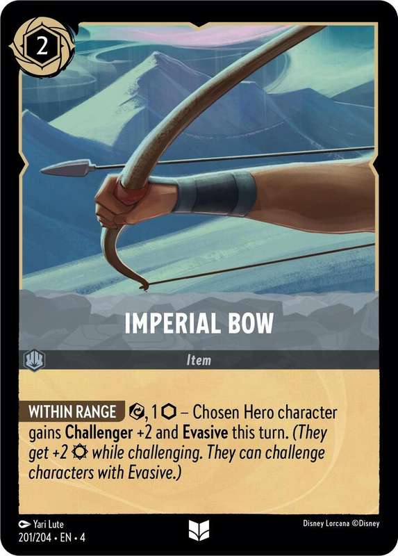 Disney Lorcana Trading Card Game - Imperial Bow - Ursula's Return (4)