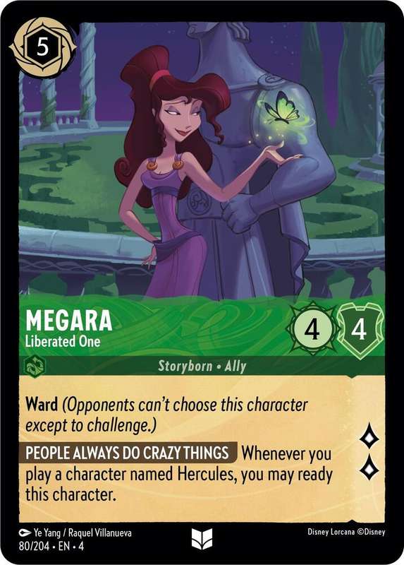 Disney Lorcana Trading Card Game - Megara - Liberated One - Ursula's Return (4)