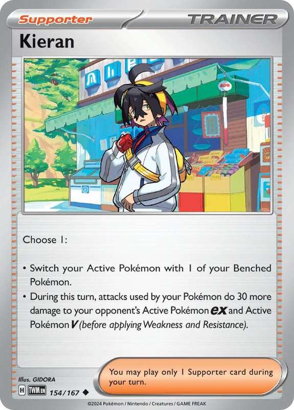 Pokemon Trading Card Game - Kieran - 113/131 - SV: Prismatic Evolutions