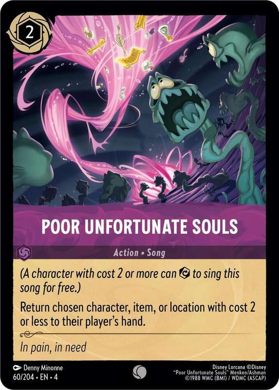 Disney Lorcana Trading Card Game - Poor Unfortunate Souls - Ursula's Return (4)