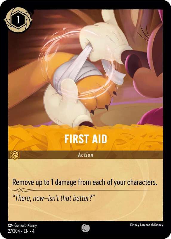 Disney Lorcana Trading Card Game - First Aid - Ursula's Return (4)
