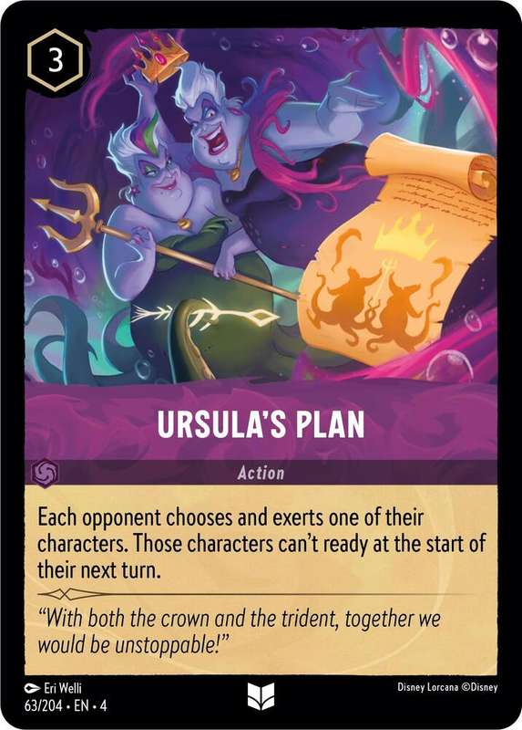 Disney Lorcana Trading Card Game - Ursula's Plan - Ursula's Return (4)