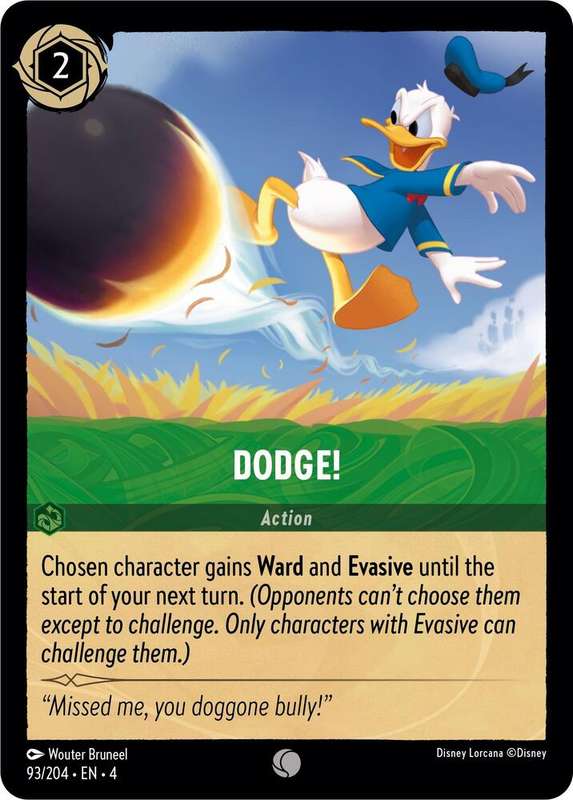 Disney Lorcana Trading Card Game - Dodge! - Ursula's Return (4)