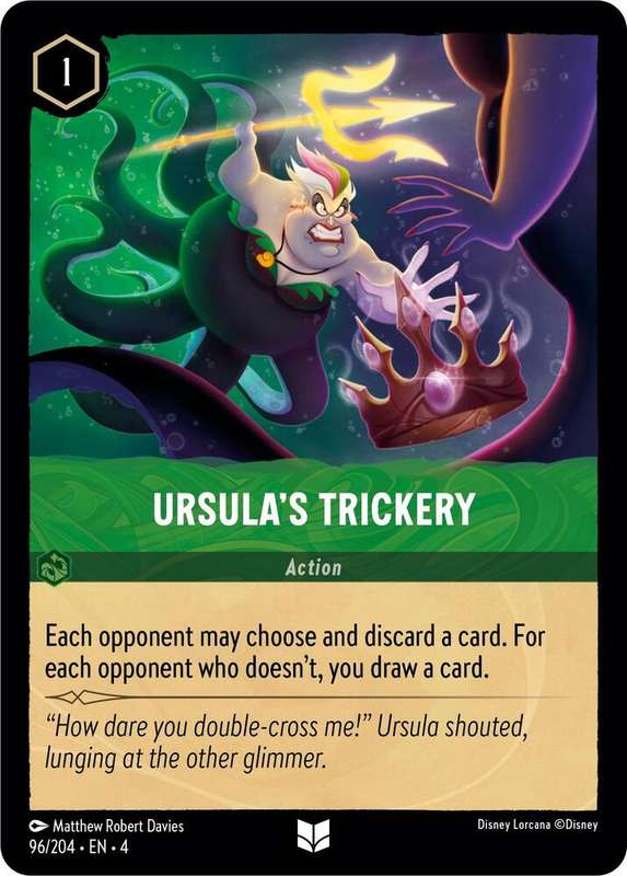 Disney Lorcana Trading Card Game - Ursula's Trickery - Ursula's Return (4)