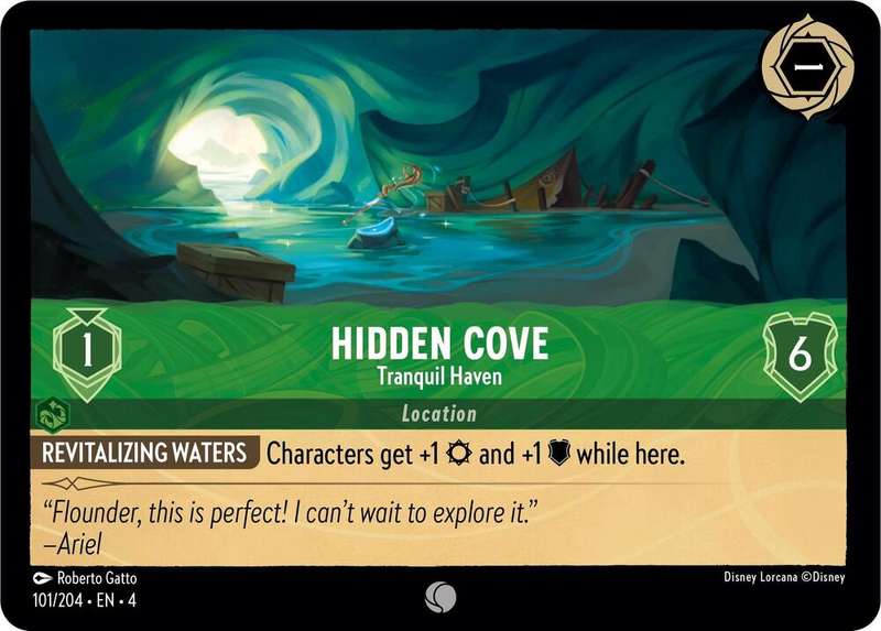 Disney Lorcana Trading Card Game - Hidden Cove - Tranquil Haven - Ursula's Return (4)