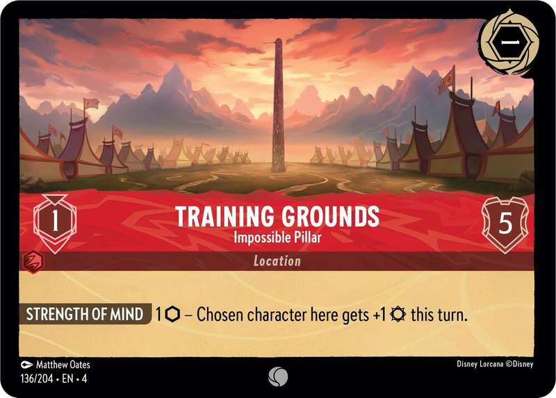 Disney Lorcana Trading Card Game - Training Grounds - Impossible Pillar - Ursula's Return (4)