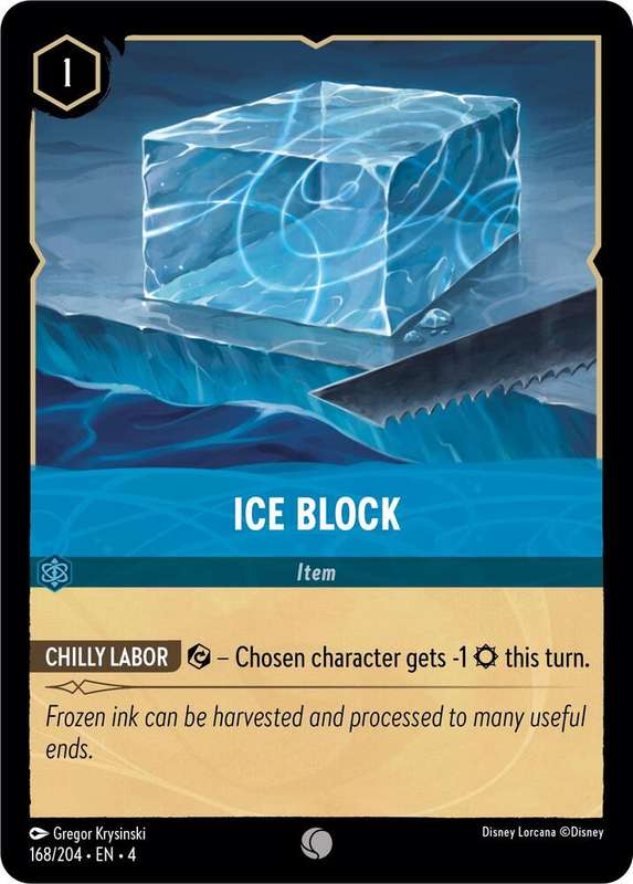 Disney Lorcana Trading Card Game -  Ice Block - Ursula's Return (4)
